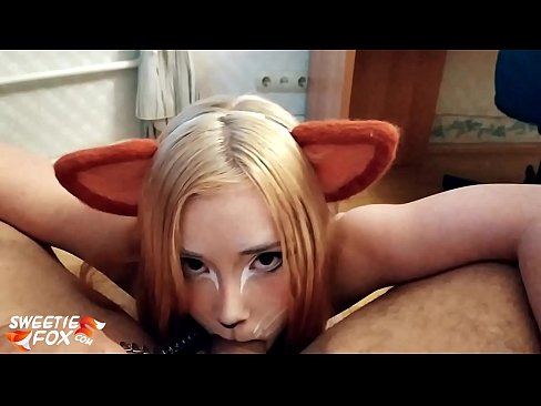 ❤️ Kitsune swallow dick agus cum na beul ❤️  Porno  aig porn gd.sexera.ru ❌️